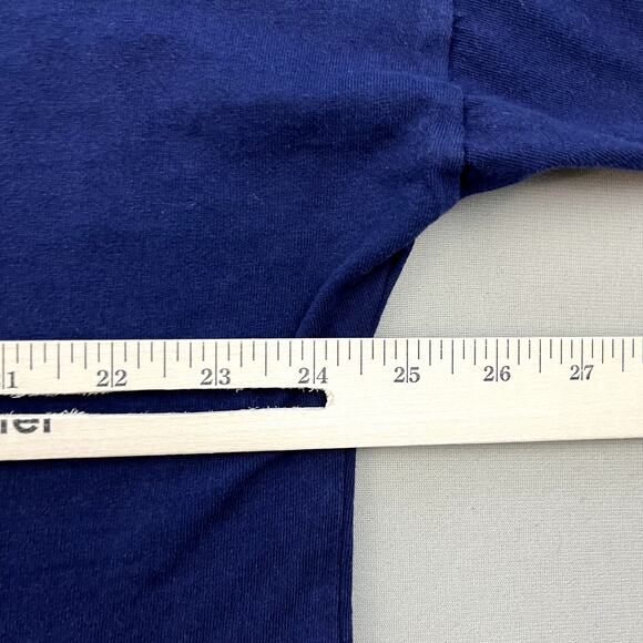 Vintage Disney Mickey Mouse T-Shirt Womens One Size Navy Blue St. Tropez Cropped - Picture 6 of 8